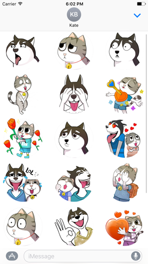 Cat Love Cute - Animated Sticker(圖2)-速報App