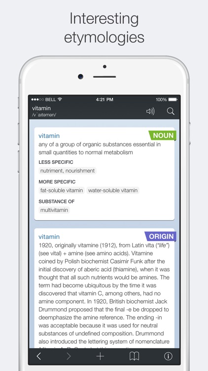 Advanced English Dictionary & Thesaurus