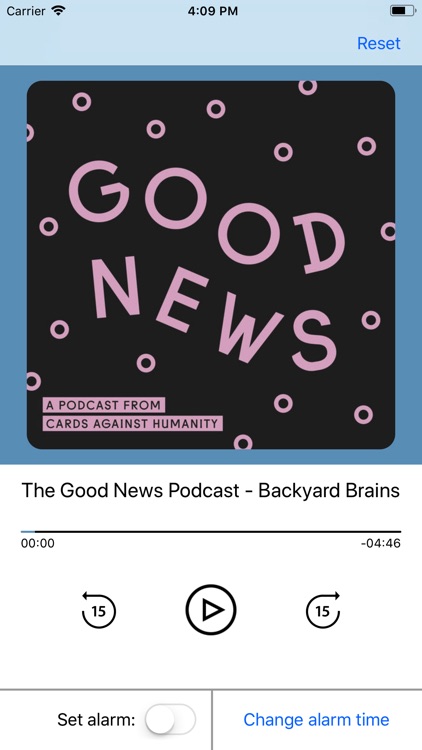 AlarmPod - podcast alarm clock