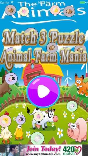 Match 3 Puzzle Animal Farm Mania(圖3)-速報App