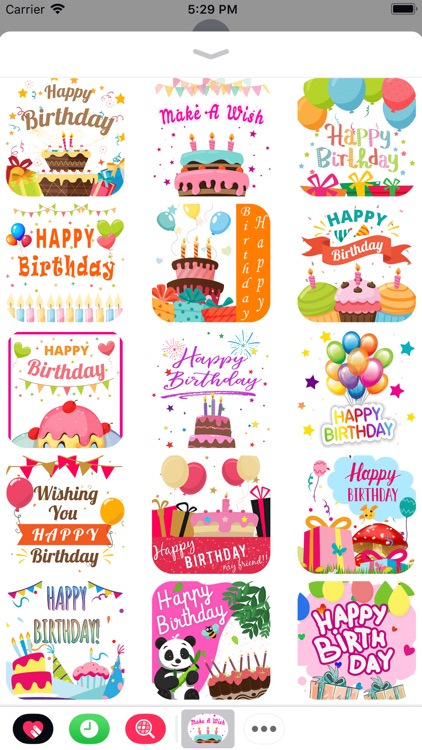 Birthday Greeting Wishes Card