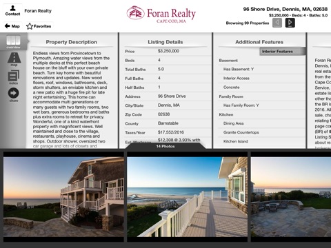 Cape Cod Properties for iPad screenshot 4