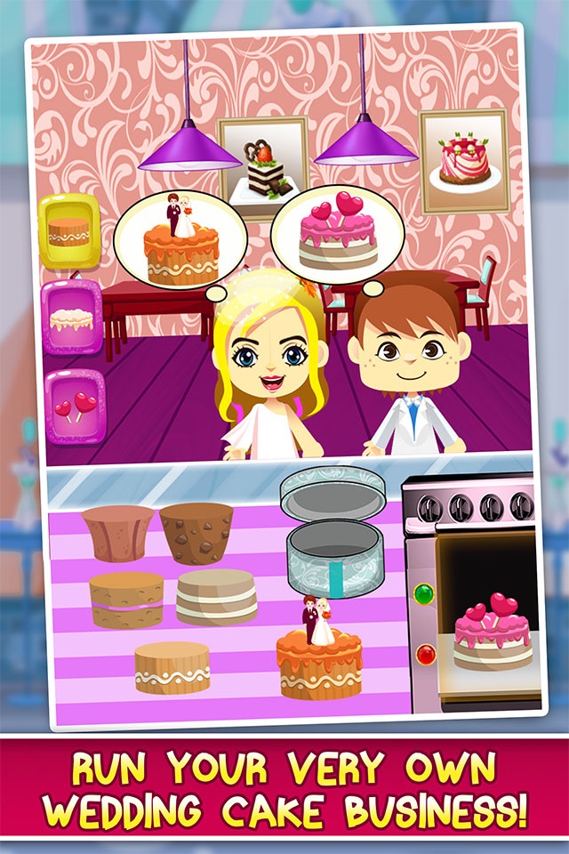 Wedding Cake Food Maker Salon - Fun School Lunch Candy Dessert Making Games for Kids! screenshot 2