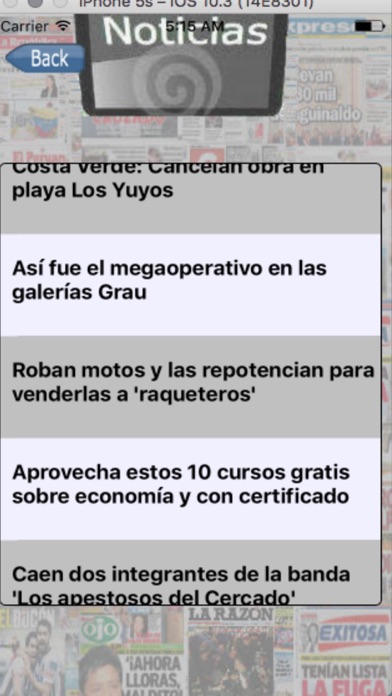 Noticias Peru screenshot 2