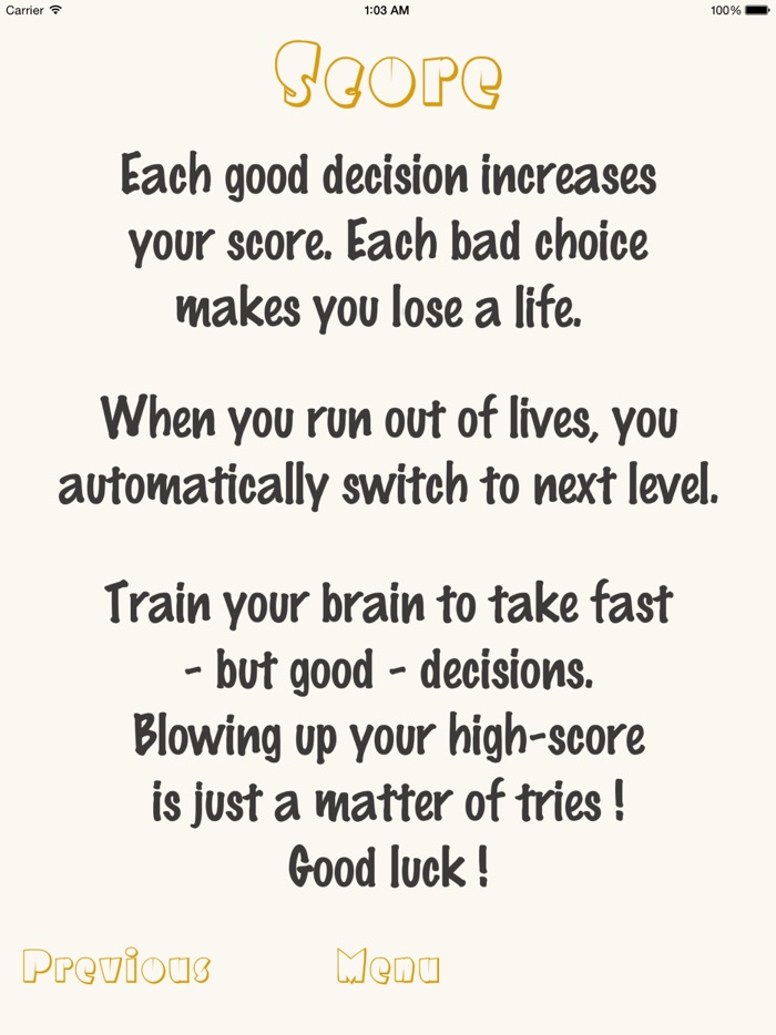 Left / Right  a brain speed game