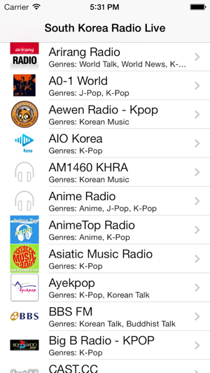 South Korea Radio Live Player (Korean / 한국 한국어 / 라디오)(圖1)-速報App