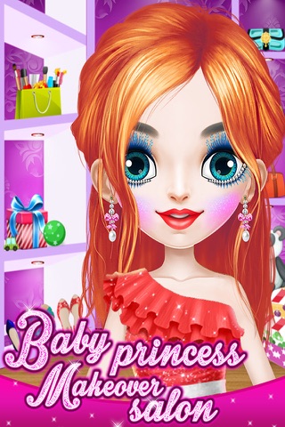 Baby Princess Makeup Salon: Baby princess caring screenshot 2