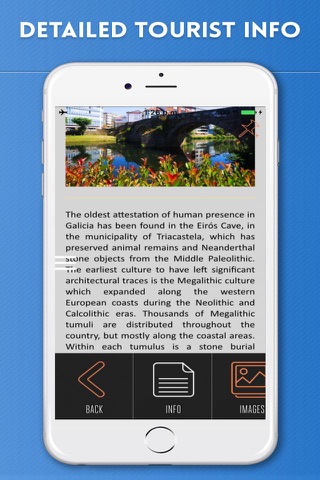 Galicia Travel Guide with Offline City Street Map - náhled