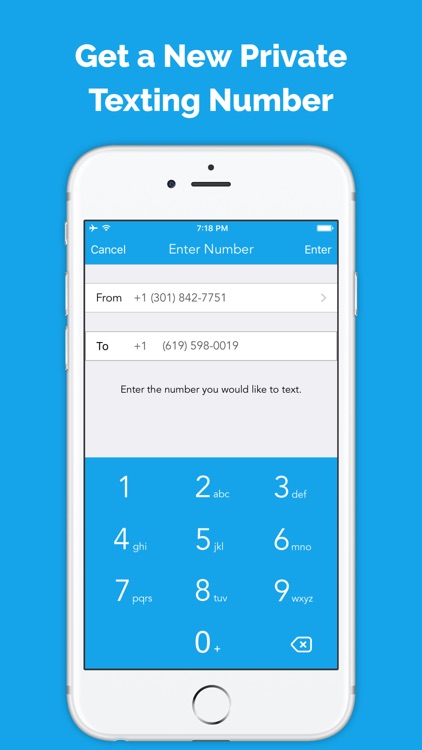 Private Texting by Anonymous Free Burner Phone App