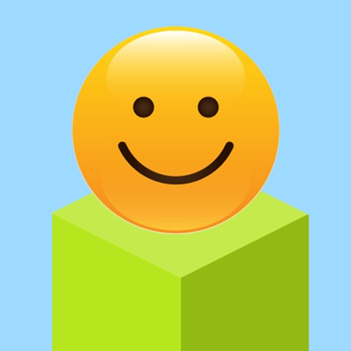 Cube Skip Emoji Fall Down : Emotion Rolling Ball Endless Games iOS App