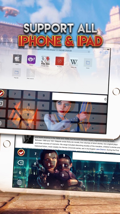 Calculator Keyboard Skin Themes “ for Bioshock ”