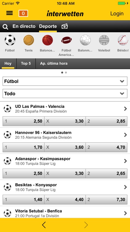 Interwetten Apuestas Deportes