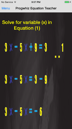 Progwhiz Equation Teacher