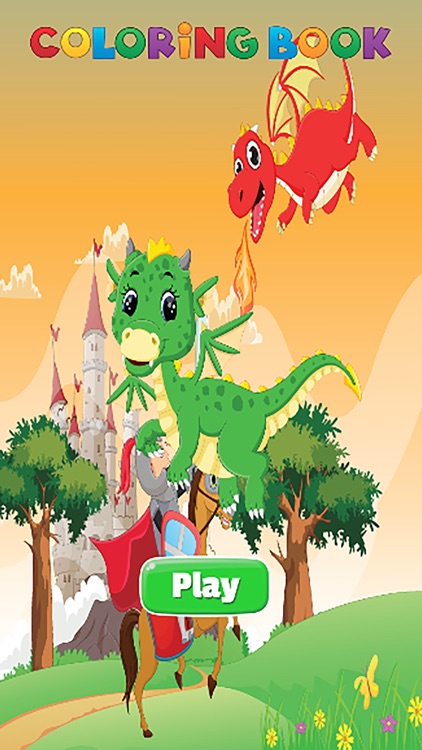 Dragon Coloring Pages for Kids : All in 1 Painting Learning Games for Kindergarteners Free