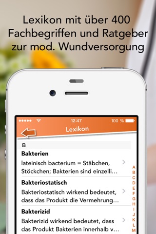 iWundpflege – Wundauflagen Sammlung und Ratgeber App für die Kitteltasche screenshot 4