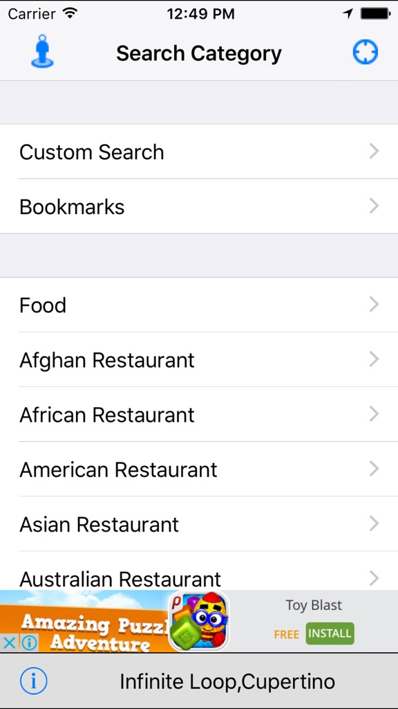 【图】Nearby Food – Restaurant Finder Lite(截图1)