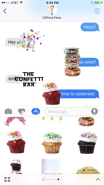 The Confetti Bar Stickers