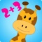 Safari Math Free - Addition and Subtraction game for kids