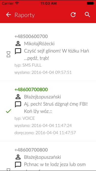 Panel SerwerSMS.pl screenshot 3
