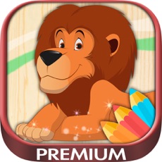 Activities of Learning game to paint animals with color -Premium