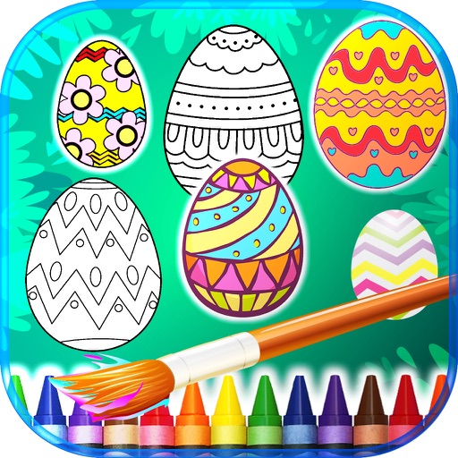 Mandalas Coloring Book of Easter icon
