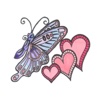 Flower Butterfly Sticker