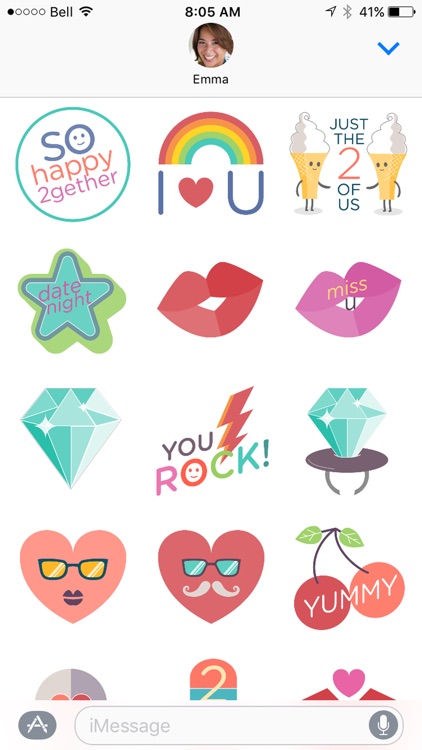 2life Stickers for Couples