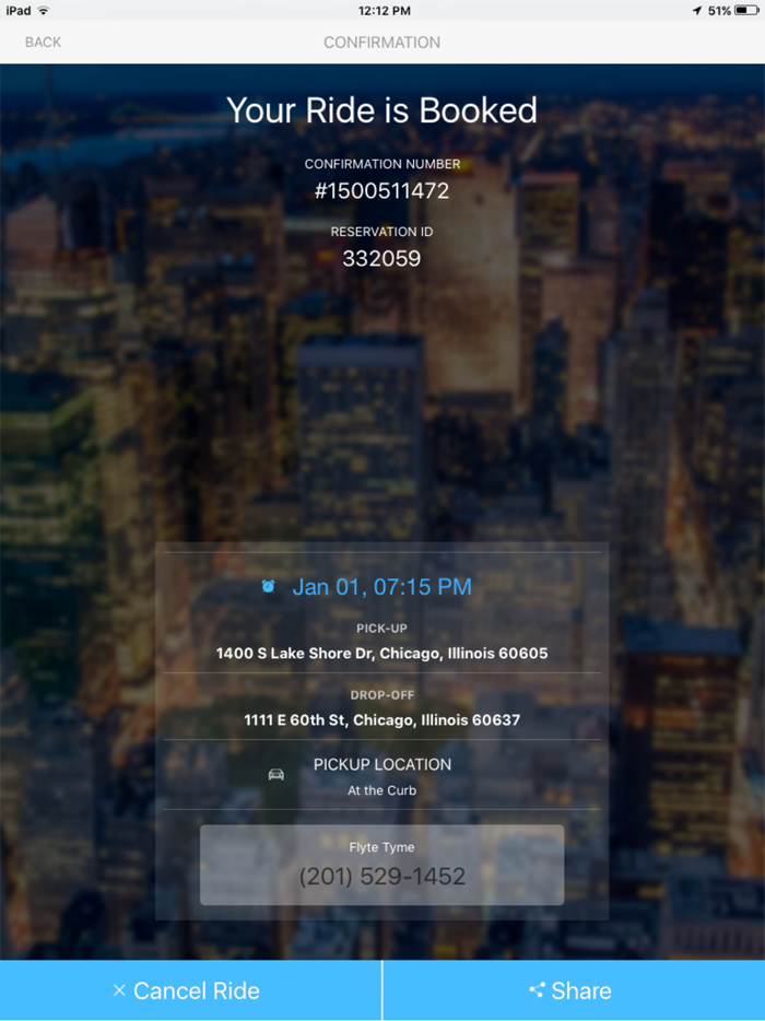 SummitLink Chauffeured Ride