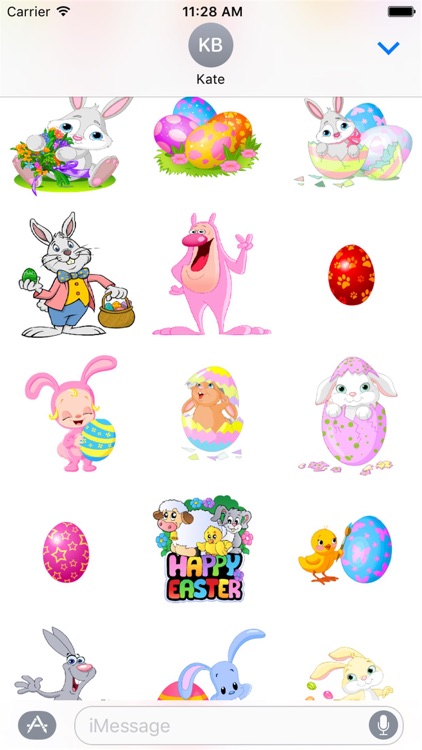 Happy Easter Stickers