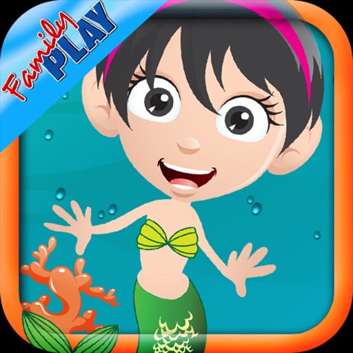 Mermaid Preschool Games for Kids Icon