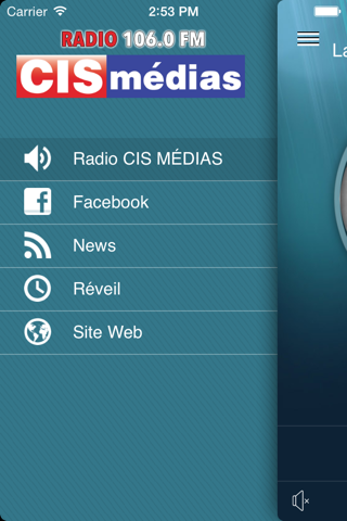 Radio CIS MÉDIAS screenshot 2
