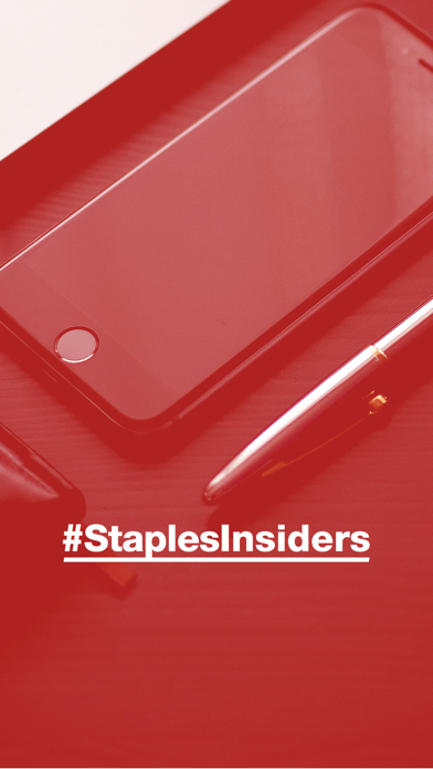 #StaplesInsiders Screenshot on iOS