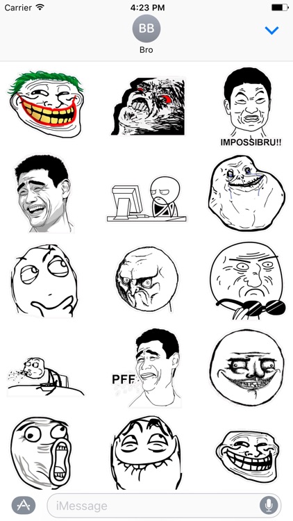 Pro Memes stickers - meme faces pack for iMessage
