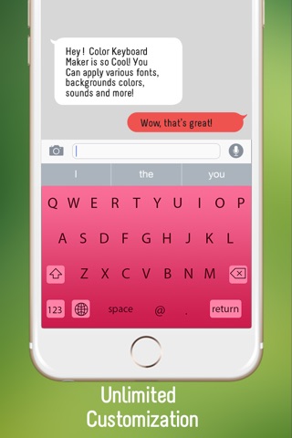 Custom Keyboard Cute Color - Customize keyboard screenshot 3