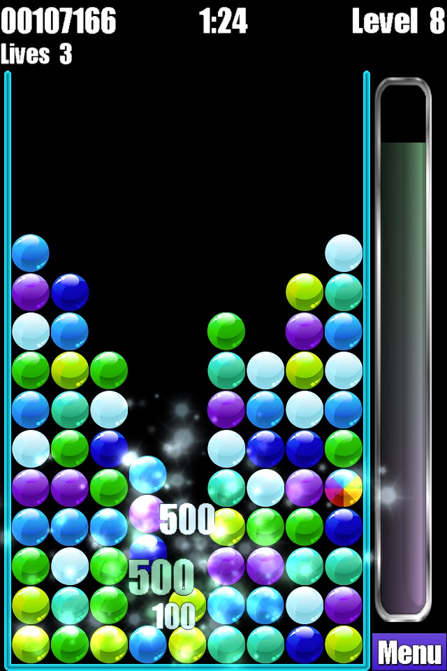 Orbs Match - Swipe sort & pop screenshot 3