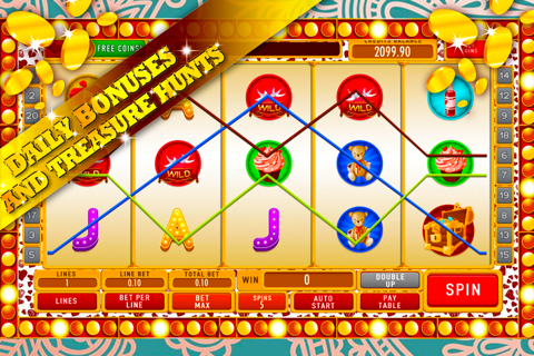Hot Love Story Slot Machine: Be a casino cupid and win amazing gold wins screenshot 3
