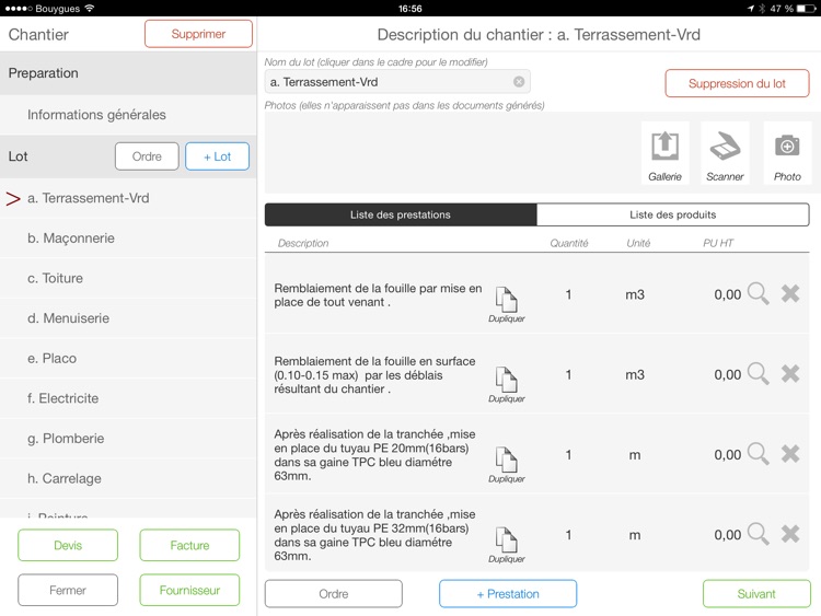 iBati Pro – app devis facture du bâtiment screenshot-3
