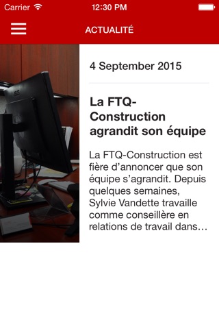 FTQ-Construction Mobile screenshot 4
