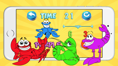 How to cancel & delete Coloring Quiz Lobster Color Test Learning Game Kid from iphone & ipad 3