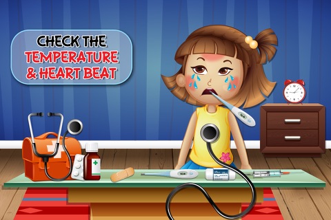 Sick Baby Care - A little doctor first aid salon & baby hospital care game screenshot 3