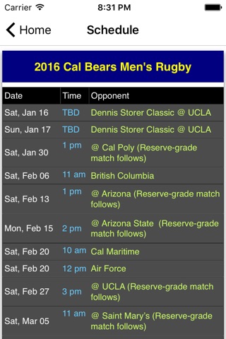 Rugby - Cal Bears Edition screenshot 2