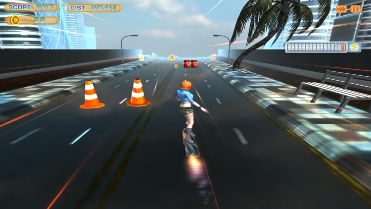 Surfer Chick: Dash, Jump & Dodge Skate 3D Action