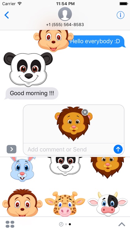 Animal Sticker - Emoji