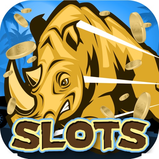 Raging Golden Rhino Casino Slot Machines iOS App