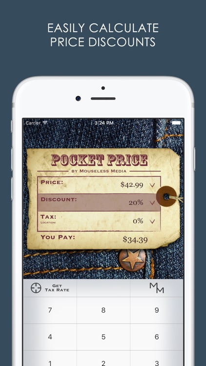 Pocket Price - Discount and Sales Tax Calculator
