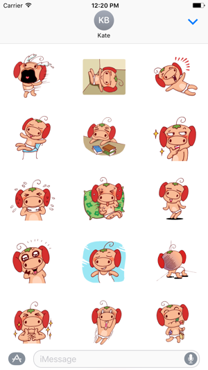 Strawberry Pig - Fc Sticker(圖2)-速報App