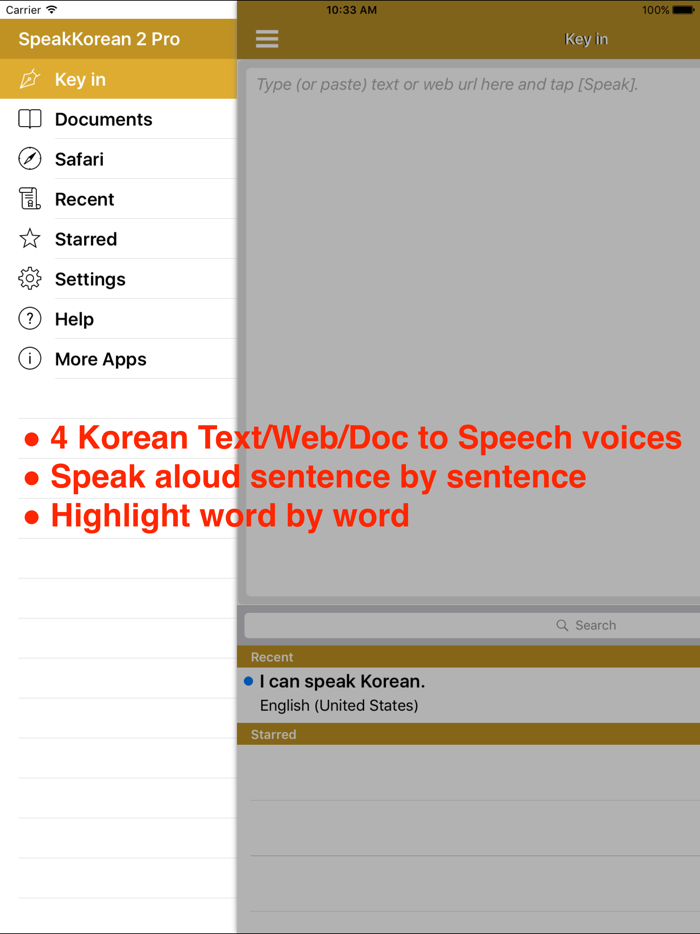 SpeakKorean 2 FREE 4 Korean Text-to-Speech