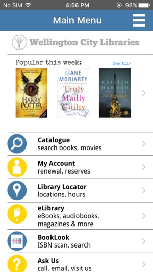 Wellington City Libraries Mobile(圖1)-速報App