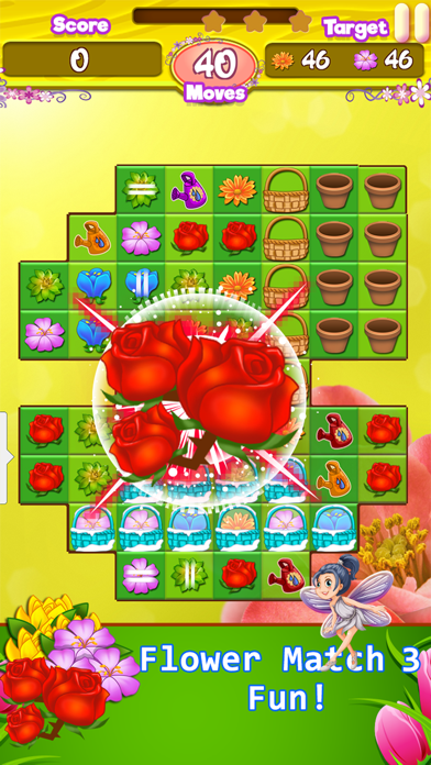 How to cancel & delete Blossom Garden - Free Flower Blast Match 3 Puzzle from iphone & ipad 1