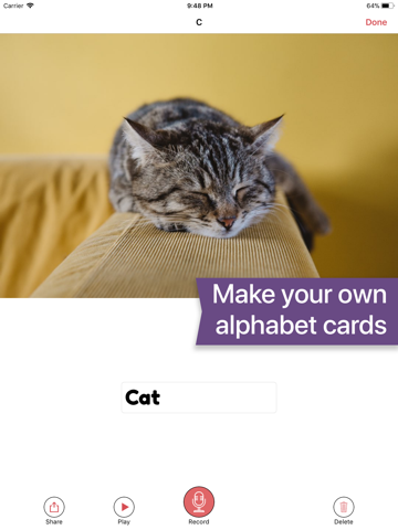 M for Me ABC - Alphabet Cards screenshot 3